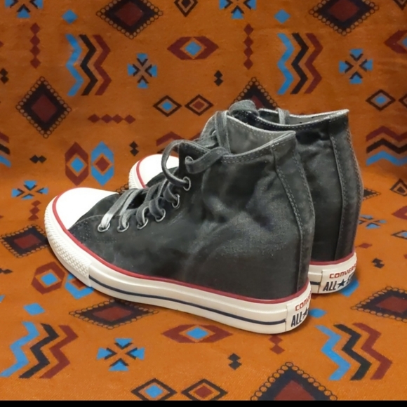 NWT Converse Mid Hidden Platform Wedge Sneakers - Picture 5 of 6